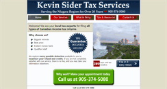 Desktop Screenshot of kevinsidertax.com